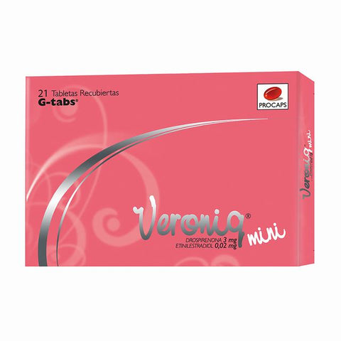 VERONIQ MINI 28 TABLETAS(M)22364 - VENTA CON FORMULA MEDICA - REG. INVIMA 2008M-0008442