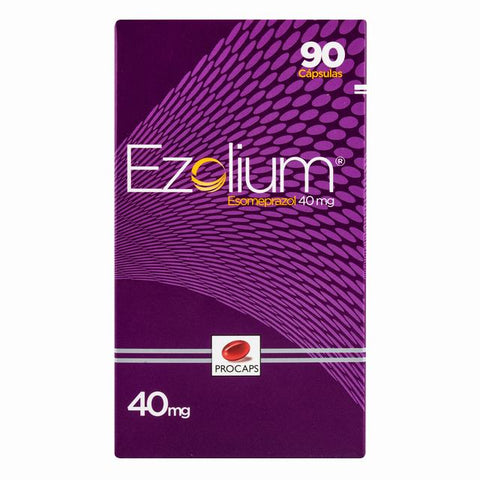 EZOLIUM 40 MG X 90 TABLETAS - VENTA CON FORMULA MEDICA