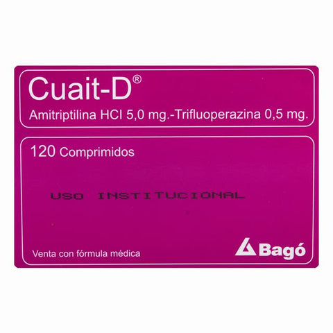 CUAIT-D X 120 COMPRIMIDOS - VENTA CON FORMULA MEDICA - REG. INVIMA 2018M-011421-R2