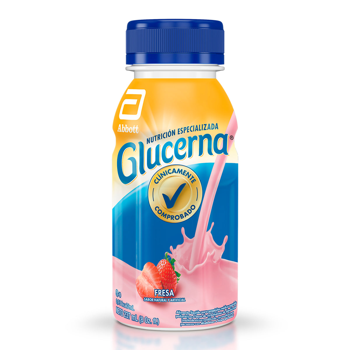 GLUCERNA LÍQUIDO FRESA BOTELLA X 237 ML - REG. INVIMA 2018M-0007334-R4