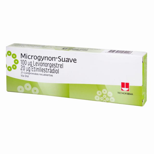 MICROGYNON SUAVE 21 GRAGEAS - VENTA CON FORMULA MEDICA - REG. INVIMA 2009M-0011763-R1