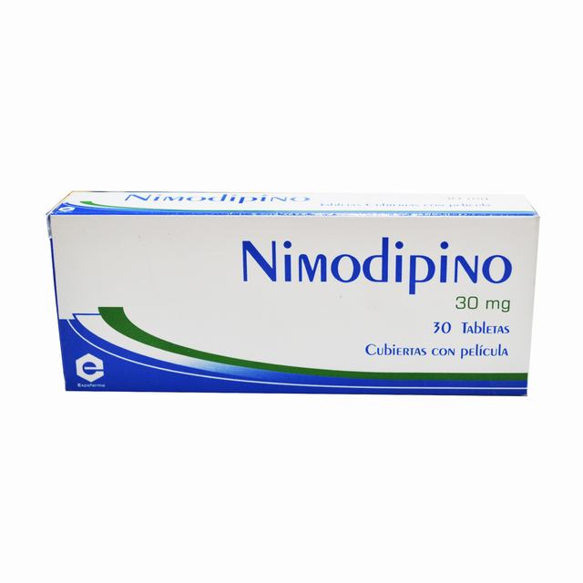 NIMODIPINO 30 MG X 30 TABLETAS