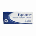 LOSARTAN POT.100 MG 30 TBS EX EXPOPRESS - VENTA CON FORMULA MEDICA
