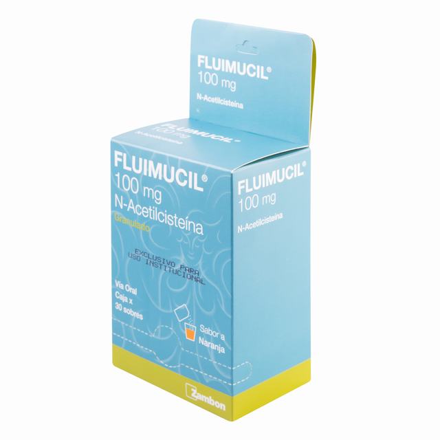 FLUIMUCIL 100 MG X 30 SOBRES - ACETILCISTEINA