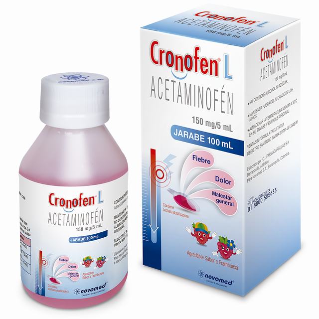 CRONOFEN L JARABE X 100 ML - ACETAMINOFEN