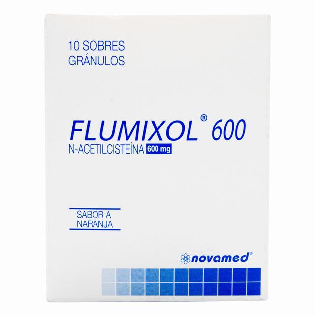FLUMIXOL 600 MG 10 SBS NARANJA - ACETILCISTEINA