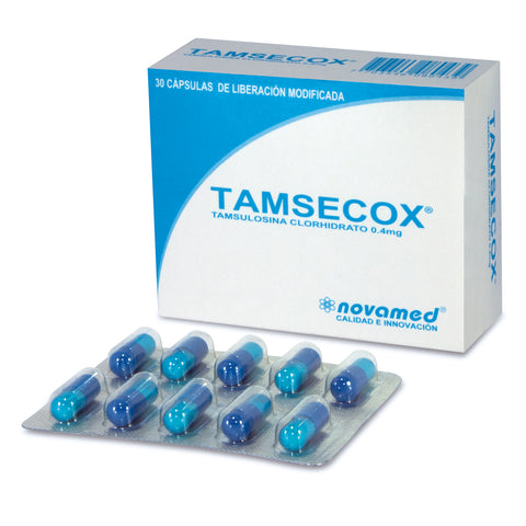 TAMSECOX 0.4 MG 30 TABLETAS (A)(3%+) - VENTA CON FORMULA MEDICA