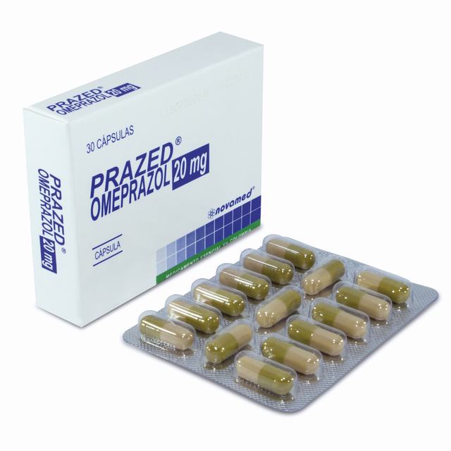 OMEPRAZOL PRAZED 20 MG 30 CAPSULAS