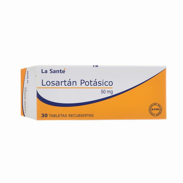LOSARTAN 50 MG X 30 TABLETAS