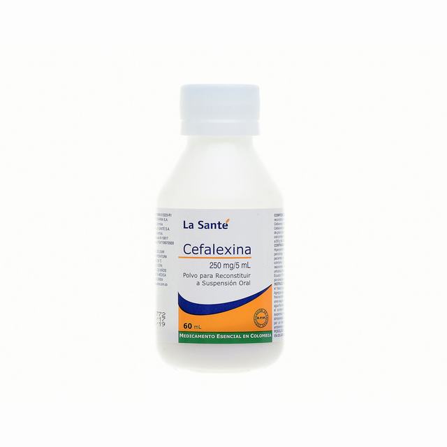 CEFALEXINA 250 MG SUSPENSION 60 ML LS