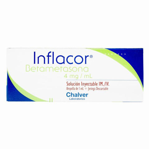 INFLACOR 4 MG 1 ML AMPOLLA - VENTA CON FORMULA MEDICA