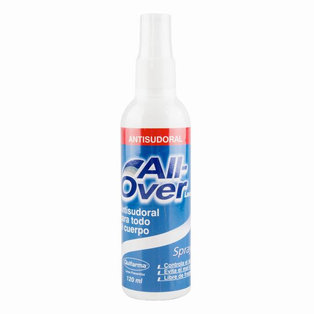 DTE.ALL-OVER SPRAY 120 ML ANTISUDORAL - REG. INVIMA NSOC94657-19CO