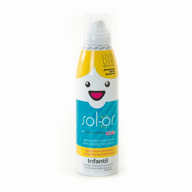 BLOQ.SOL-OR KIDS FPS 50 RES.AGUA 177 ML