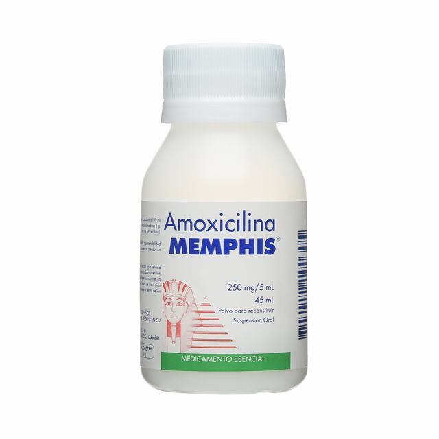 AMOXICILINA 250 MG SUSPENSION 45 ML MP