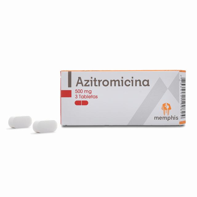 AZITROMICINA 500 MG 3 TABLETAS MP