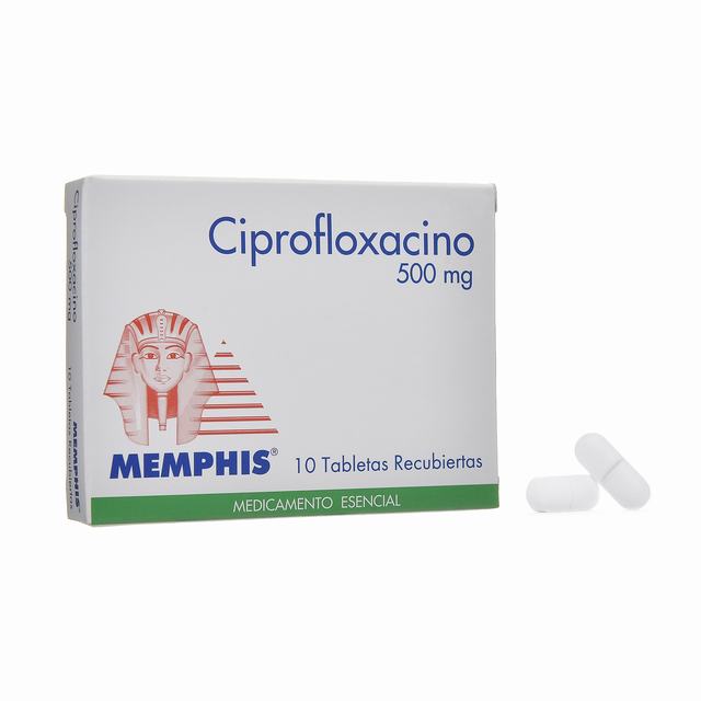 CIPROFLOXACINO 500 MG 10 TBS MP