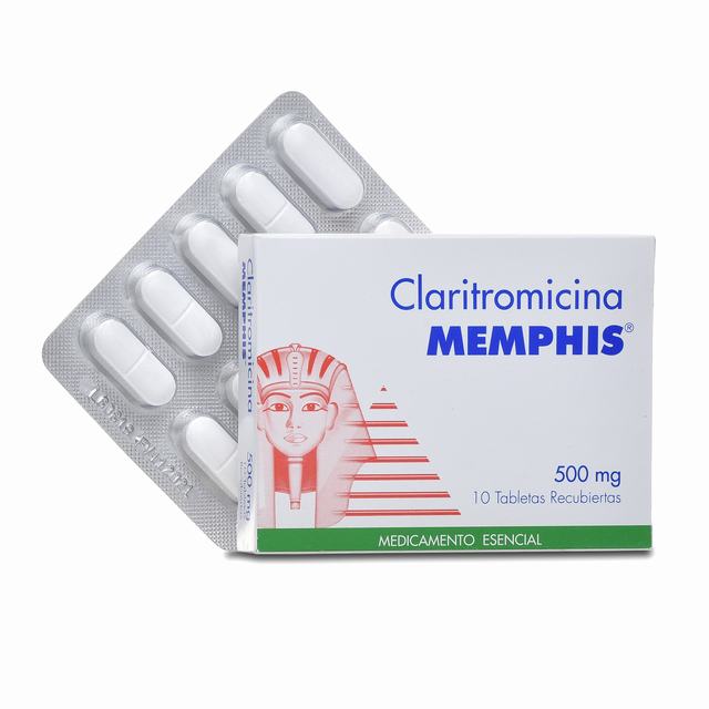 CLARITROMICINA 500 MG 10 TBS MP