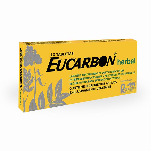 EUCARBON HERBAL 10 TABLETAS - VENTA CON FORMULA MEDICA