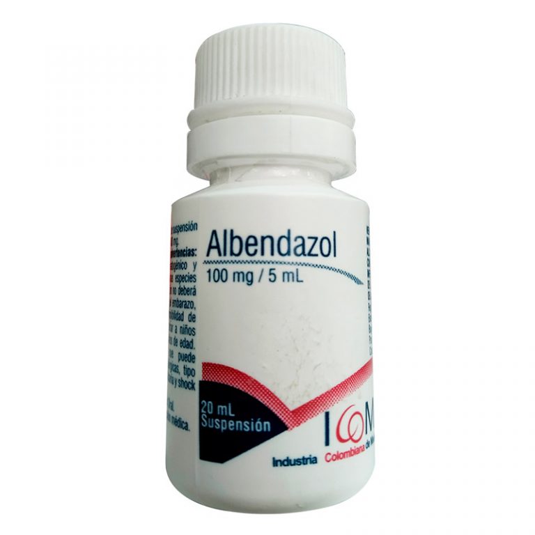 ALBENDAZOL 100MG/5ML SUSP 20 ML ICOM - REG. INVIMA 2023M-0018370-R1