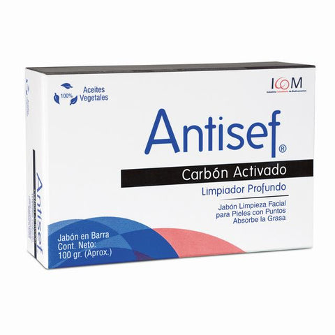 JABÓN ANTISEF CARBÓN ACTIVO X 100 G - REG. INVIMA NSOC89972-18CO