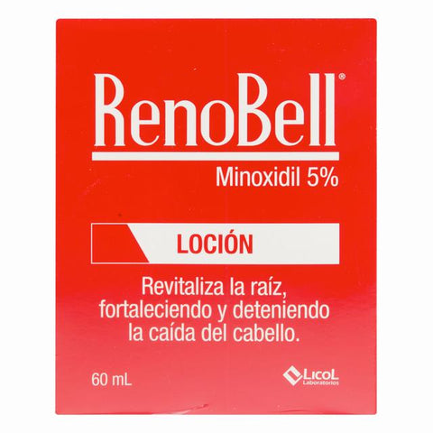 RENOBELL 5% LOCION 60 ML - VENTA CON FORMULA MEDICA - REG. INVIMA 2016M-0005059-R1