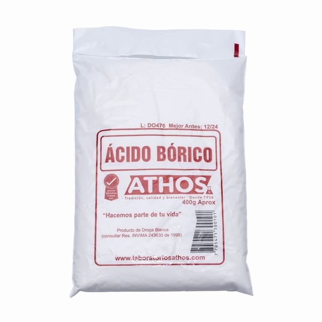 ACIDO BÓRICO X 400 G - REG. INVIMA 24363DE1999