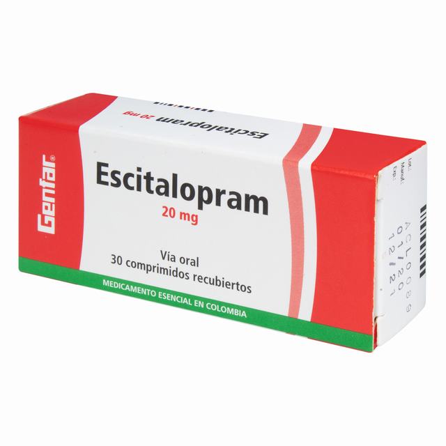 ESCITALOPRAM 20 MG 30 COMPRIMIDOS GF