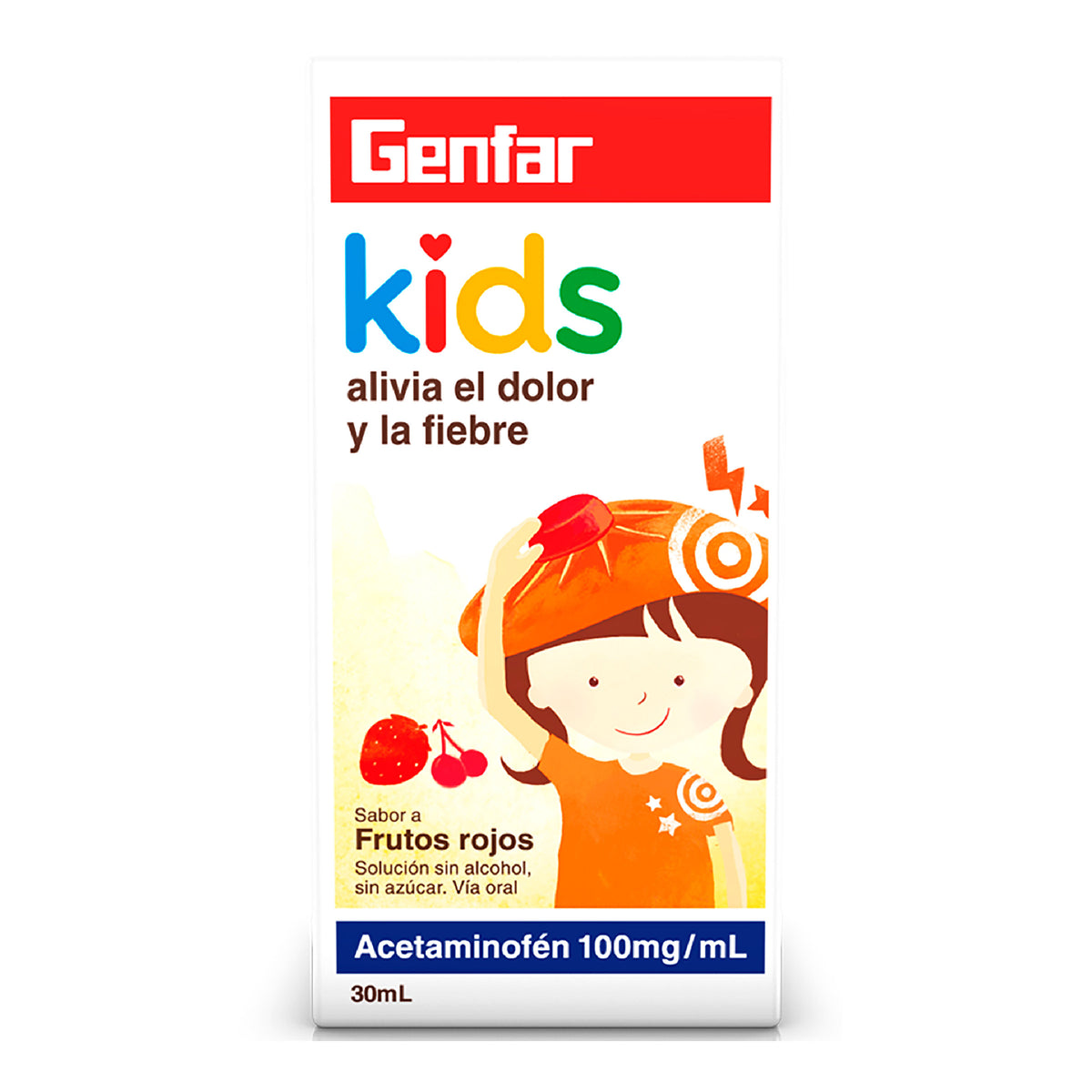 ACETAMINOFEN KIDS 100 MG GOTAS 30 ML GF - VENTA CON FORMULA MEDICA - REG. INVIMA 2015M-014891-R2