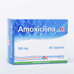 AMOXICILINA 500 MG 50 CAPSULAS AG - VENTA CON FORMULA MEDICA - REG. INVIMA 2018M-009363-R2