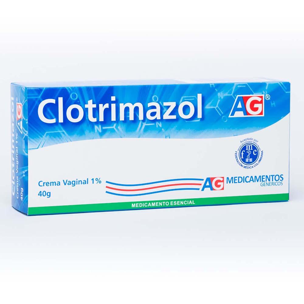 CLOTRIMAZOL 1% CREMA VAGINAL 40 GR AG - VENTA CON FORMULA MEDICA - REG. INVIMA 2016M-002376-R2