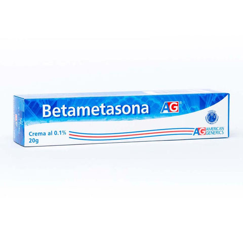 BETAMETASONA 0.1% CREMA 20 GR AG - VENTA CON FORMULA MEDICA - REG. INVIMA 2019M-0002634-R2