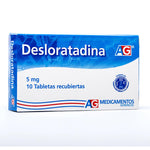 DESLORATADINA 5 MG 10 TABLETAS AG - VENTA CON FORMULA MEDICA