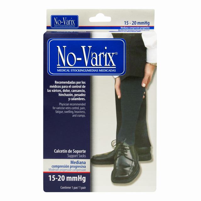 CALCET HOMB NOVARIX 15-20MMHG.NEGRO.T.M - REG. INVIMA 2019DM-0003826-R1
