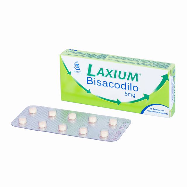 LAXIUM 5 MG 10 TABLETAS - BISACODILO