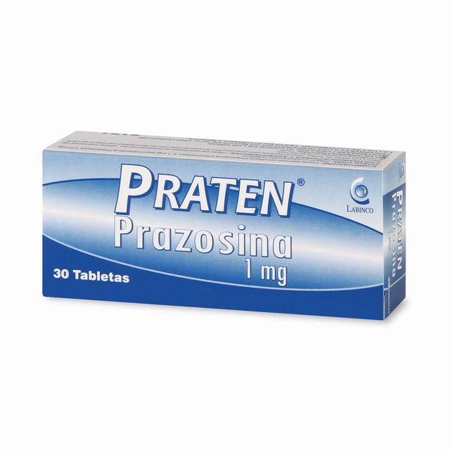 PRATEN 1 MG 30 TABLETAS - PRAZOSINA