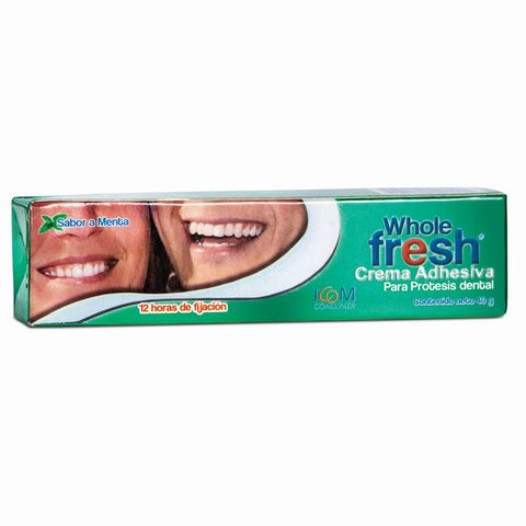 CREMA ADHESIVA WHOLE FRESH MENTA X 40 G