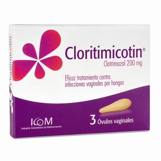 CLORITIMICOTIN 3 OVULOS VAGINALES - CLOTRIMAZOL