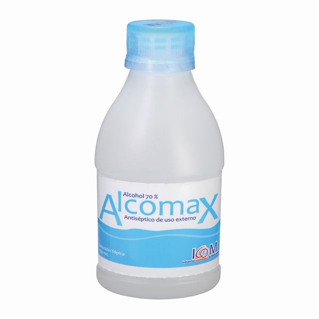 ALCOHOL ANTISEPTICO ALCOMAX 130 ML (NTI) - VENTA CON FORMULA MEDICA - REG. INVIMA 2013M-0014695