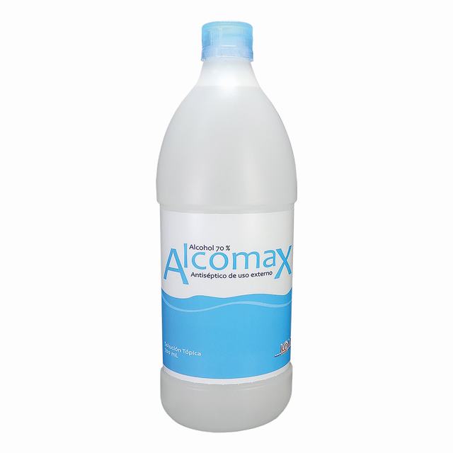 ALCOHOL ANTISÉPTICO ALCOMAX BOTELLA X 700 ML - VENTA CON FORMULA MEDICA - REG. INVIMA 2008M-0007798-R1