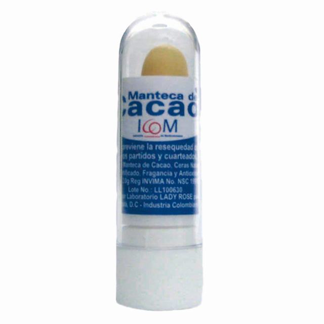 MANTECA DE CACAO LABIAL X 12 UDS - REG. INVIMA NSOC91370-19CO