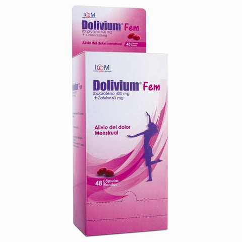 DOLIVIUM FEM 400 MG X 48 CÁPSULAS - REG. INVIMA 2016M-0016983