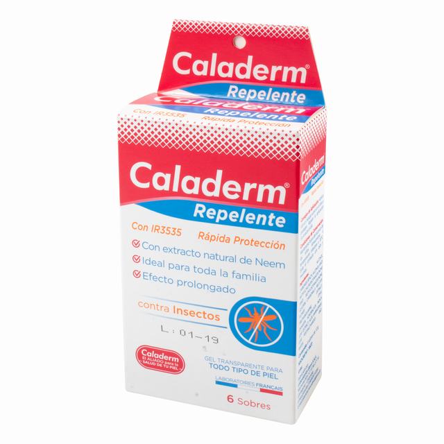 CALADERM REPELENTE DISPLAY X 6 SOBRES