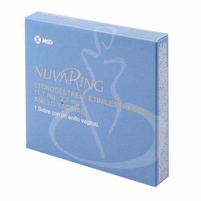 NUVARING ANILLO VAGINAL X 1 SOBRE - ETINILESTRADIOL + ETONOGESTREL