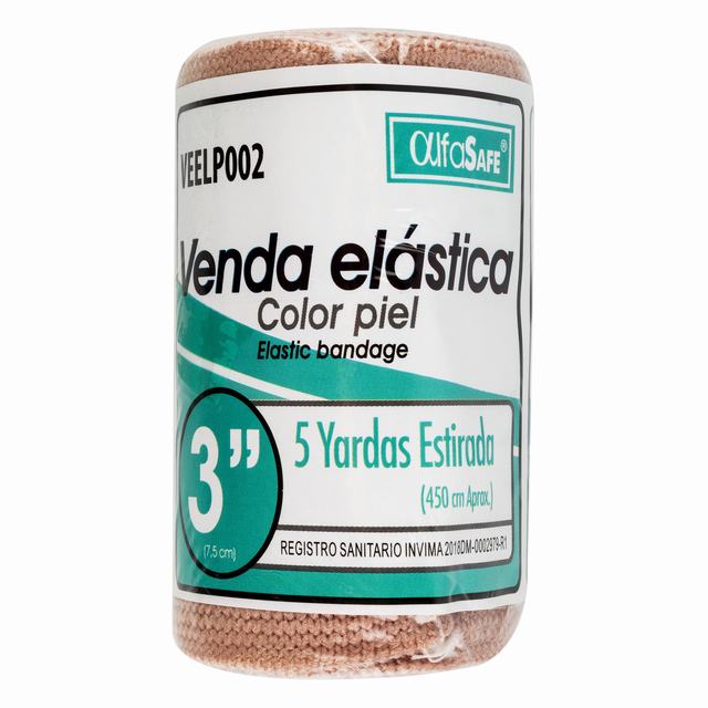 VENDA ELÁSTICA PIEL ALFA SAFE 3X5 - REG. INVIMA 2018DM-0002979-R1