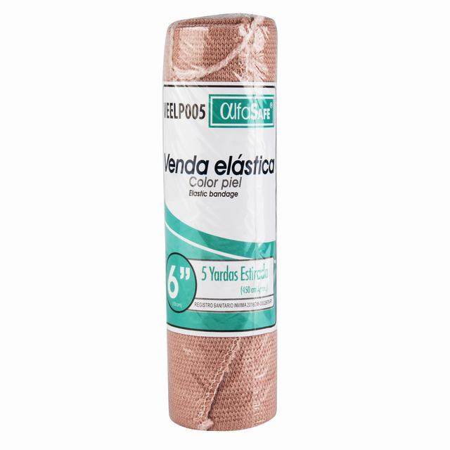 VENDA ELÁSTICA PIEL ALFA SAFE 6X5 - REG. INVIMA 2016DM-0014887