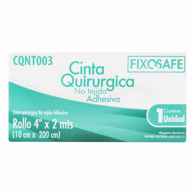FIXOSAFE CINTA QUIRURGICA ALFA 10CM 2MTS - REG. INVIMA 2015DM-0003265-R1