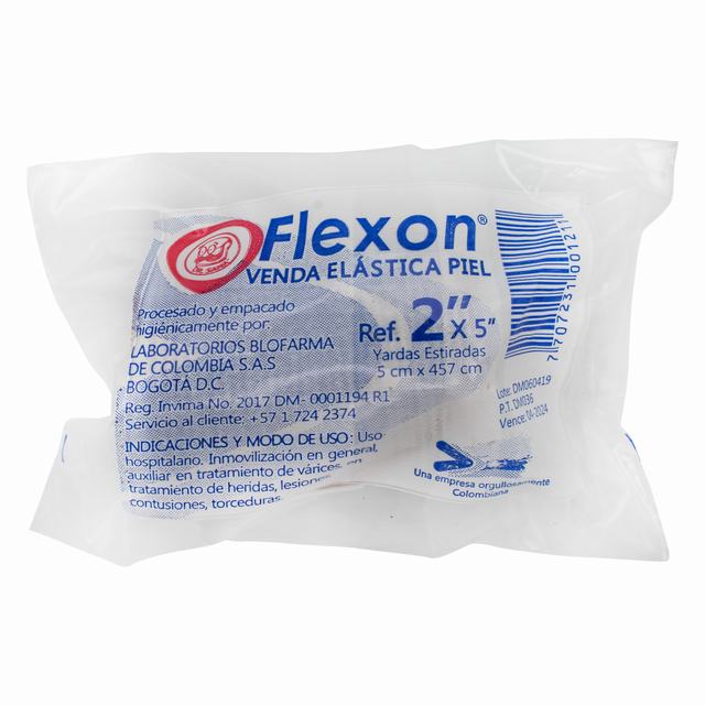 VENDA FLEXON ELASTICA COLOR PIEL 2X5 - REG. INVIMA 2017DM-0001194-R1