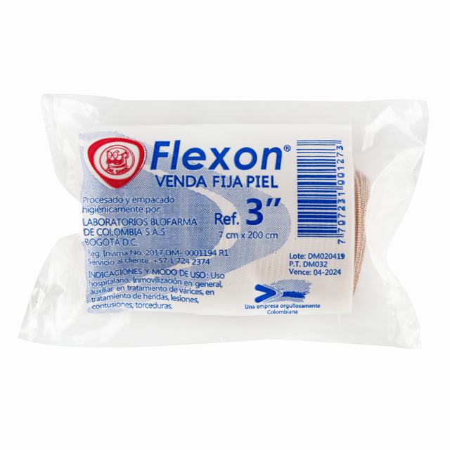 VENDA FLEXON FIJA COLOR PIEL 3X5 - REG. INVIMA 2017DM-0001194-R1