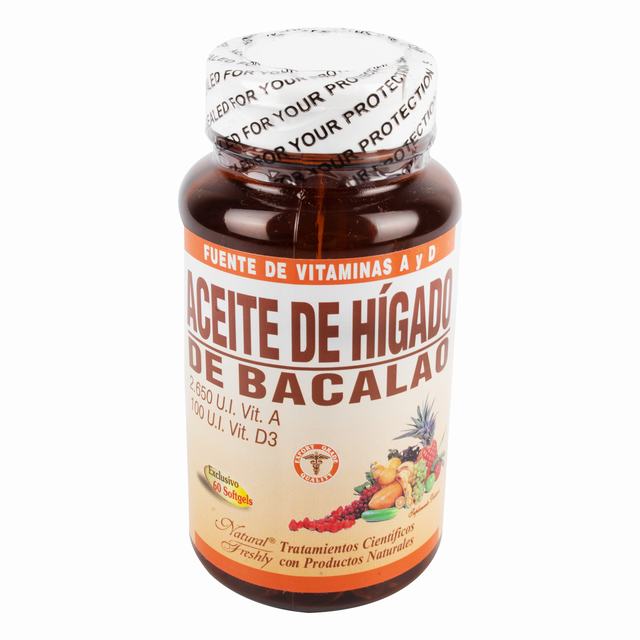 ACEITE HIGADO BACALAO 60 SOFTGELS NF