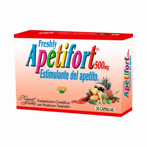 APETIFORT 30 CAPSULAS - REG. INVIMA PFM2016-0002542